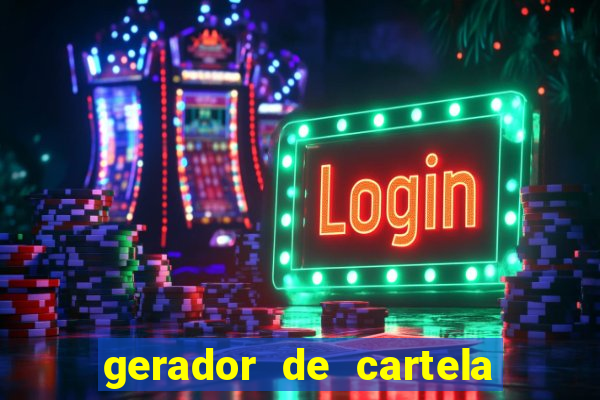 gerador de cartela de bingo